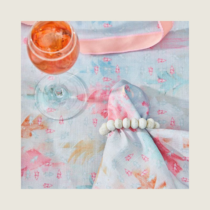 Tablecloth - Mini Circle Trees Neon Multi 350cm x 138cm