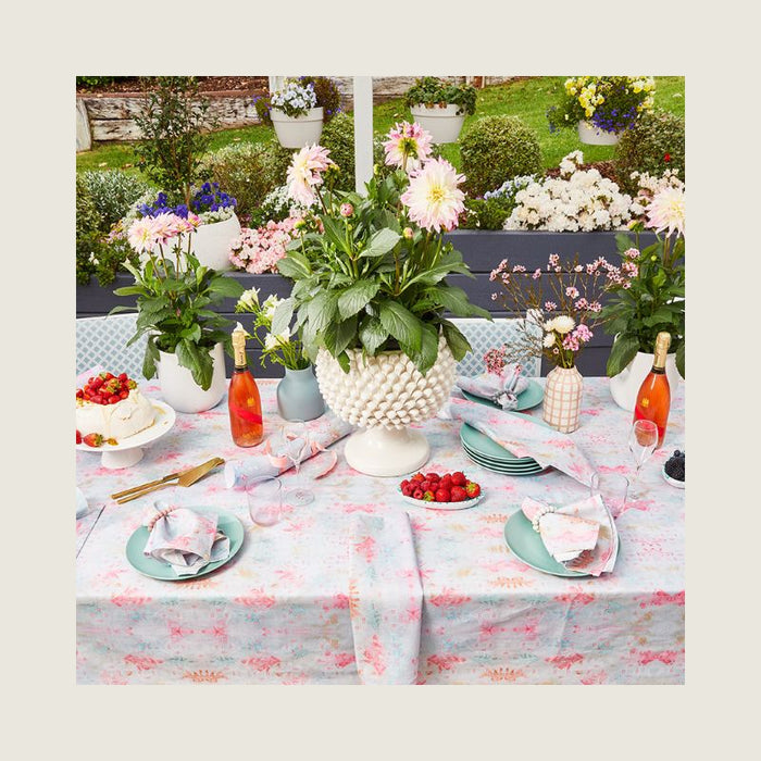 Tablecloth - Mini Circle Trees Neon Multi 350cm x 138cm