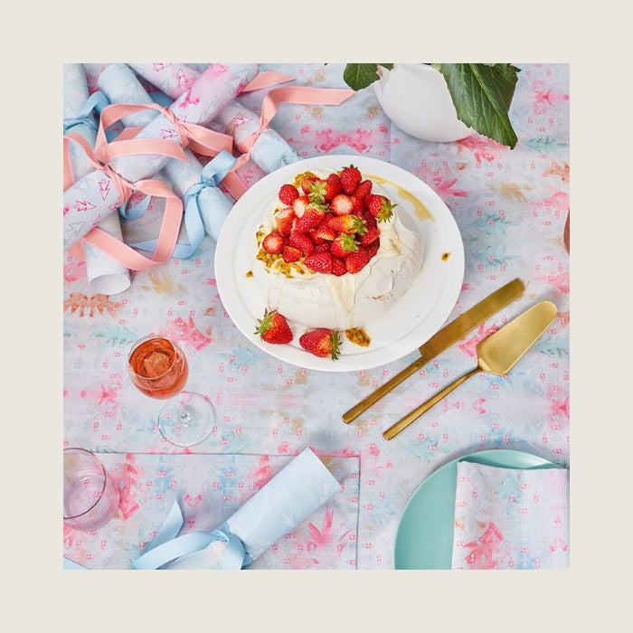 Tablecloth - Mini Circle Trees Neon Multi 350cm x 138cm