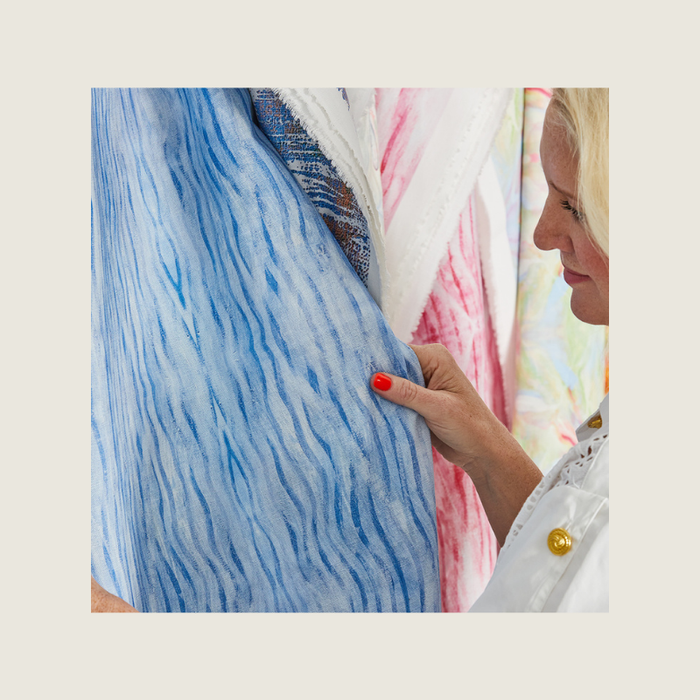 Fabric - WAVES BLUE
